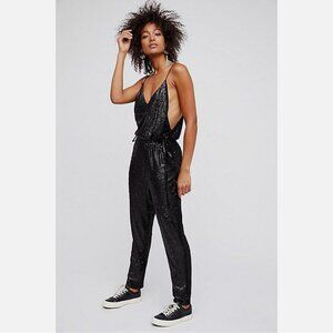 NWOT Free People Sequin Jumpsuit